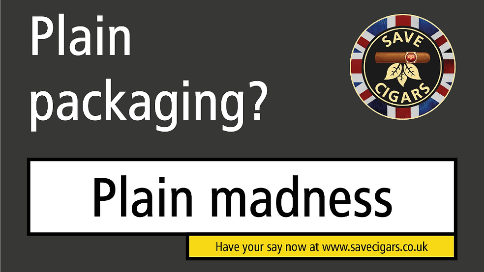Plain packaging for cigars isn't about health. It's about…